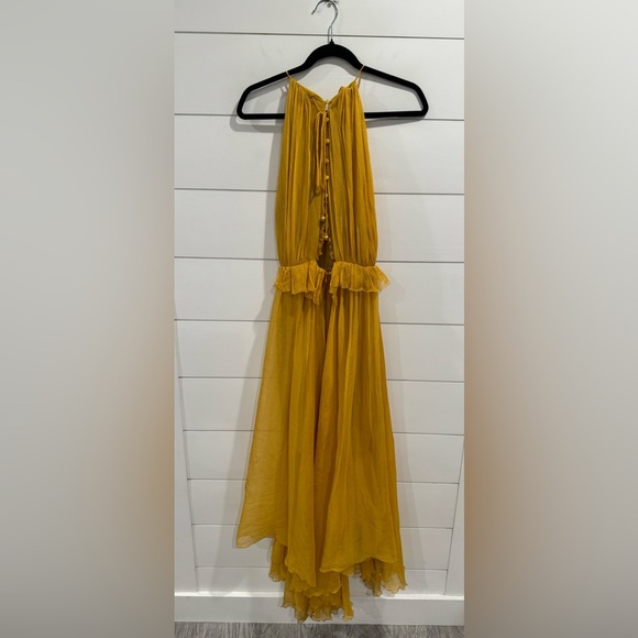 Maria Lucia Hohan yellow marigold Kamille silk dress - Picture 10 of 16